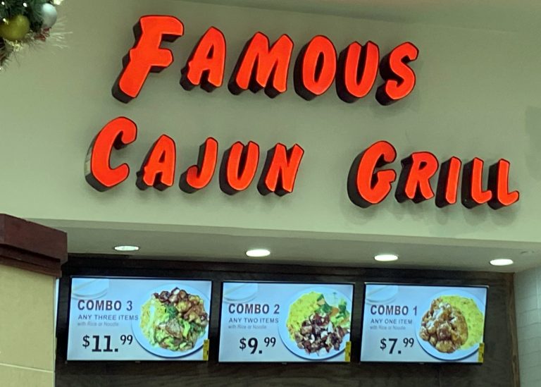 Famous Cajun Grill – Menu – Midland