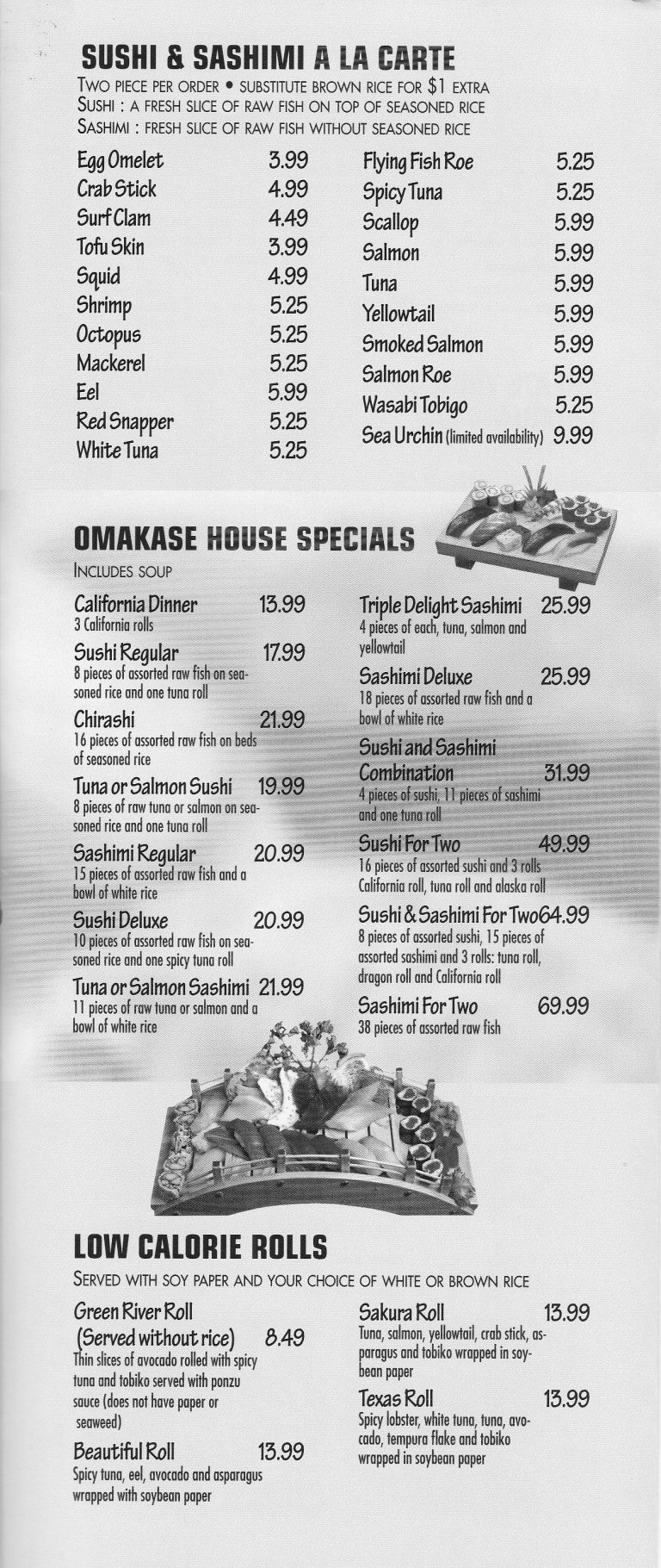 Hayashi Japanese Steakhouse – Menu – Midland – Midland Menus