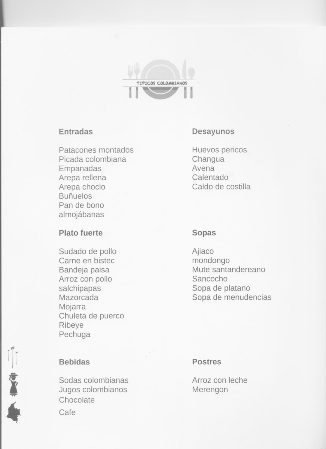 Gallego's Restaurant - Menu - Midland - Midland Menus